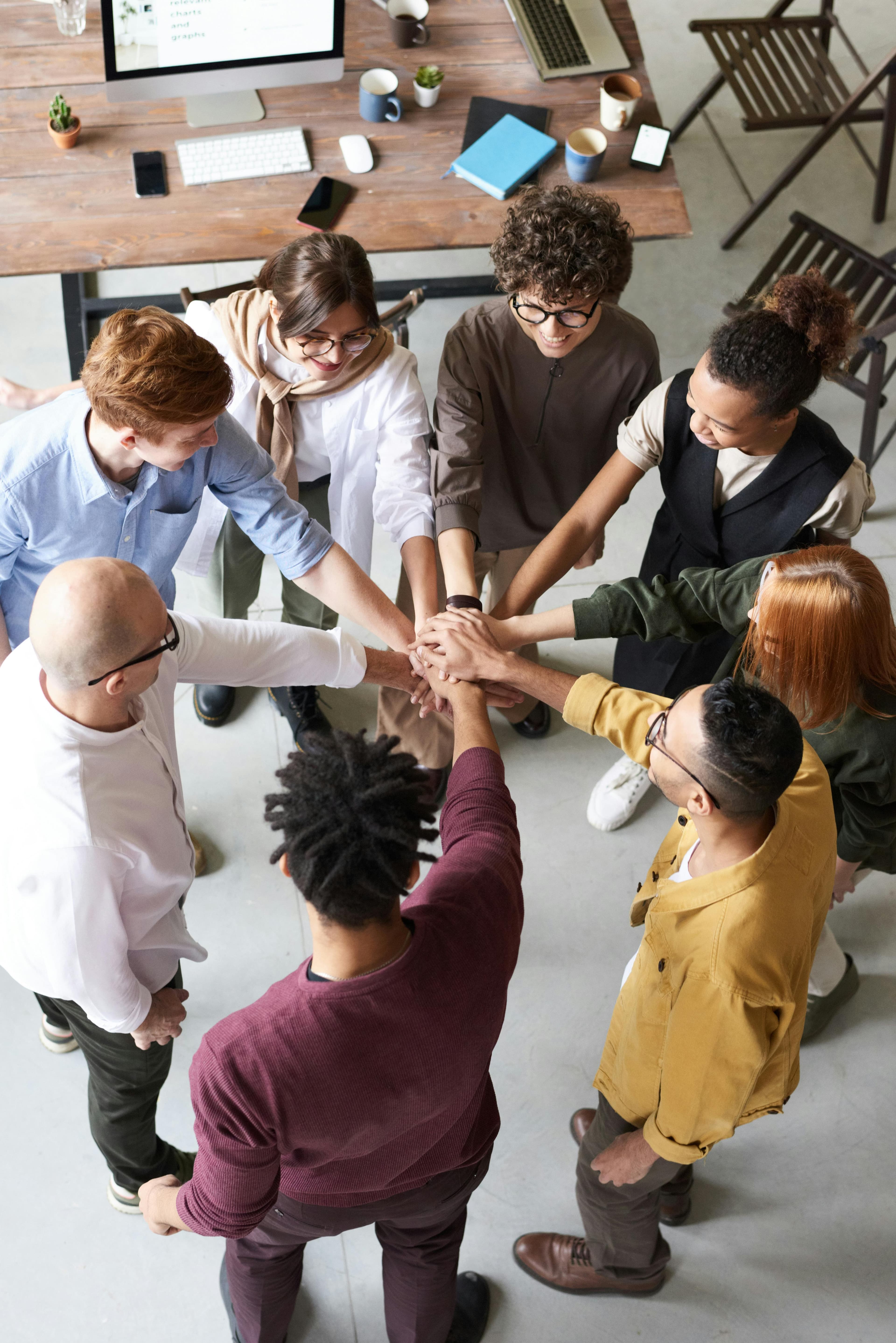 Business people shaking hands